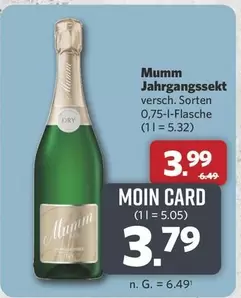 Mumm - Jahrgangssekt