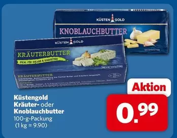 Kustengold - Krauter- Oder Knoblauchbutter