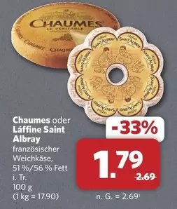 Chaumes/Laffine Saint Albray - Franzosischer Weichkase