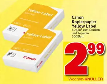 Canon - Kopierpapier Yellow Label
