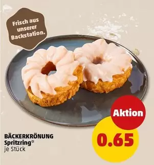 Bäckerkrönung Spritzring