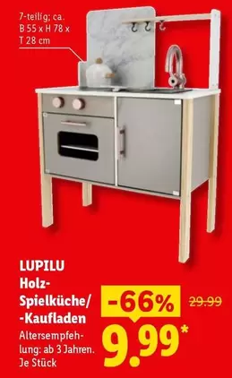 Holz-Spielküche/Kaufaden