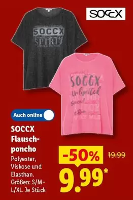 SOCCX Flausch-poncho