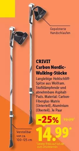 Carbon Nordic Walking-Stöcke