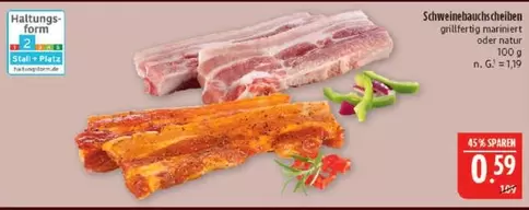 Schweinebauchscheiben