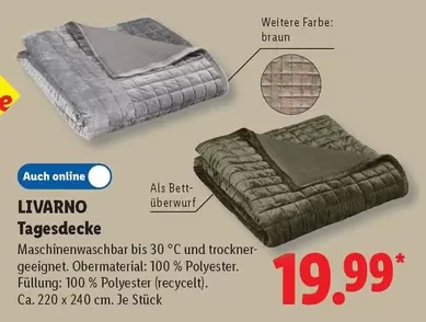 Braun - Tagesdecke