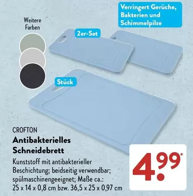 Antibakterielles Schneidebrett