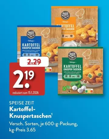 Kartoffel-Knuspertaschen