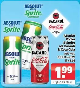 Absolut - Vodka Sprite