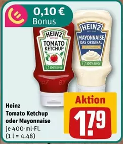 Heinz - Tomato Ketchup oder Mayonnaise