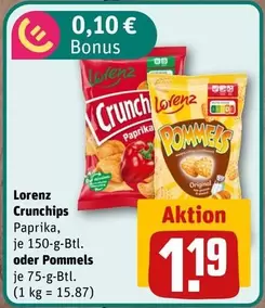 Crunch - ips Paprika oder Pommels