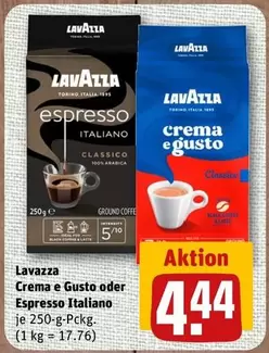 Lavazza - Crema e Gusto oder Espresso Italiano