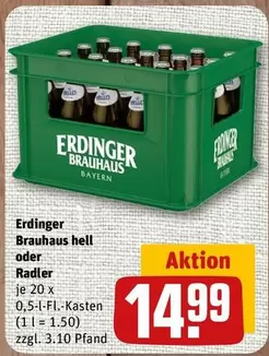 Erdinger - Brauhaus hell oder Radler