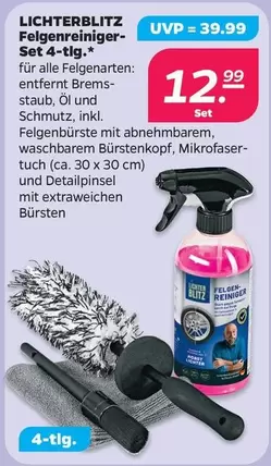Felgenreiniger-Set 4-tlg.