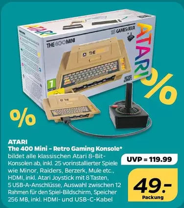The 400 Mini - Retro Gaming Konsole