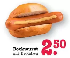 Bockwurst mit Brötchen
