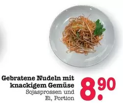 Gebratene Nudeln mit knackigem Gemüse