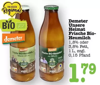 Bio - Frische -Heumilch