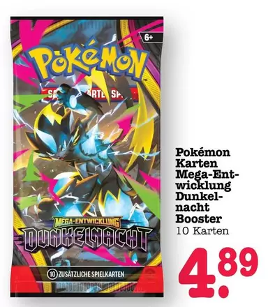 Pokemon - Karten Mega-Entwicklung Dunkel-nacht Booster