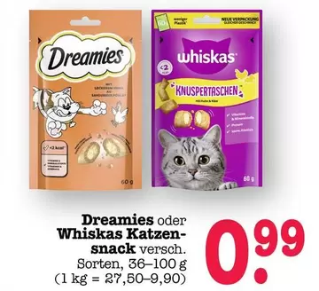 Whiskas - Katzen-snack versch.