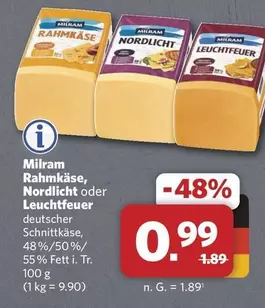 Milram - Rahmkäse, Nordlicht Oder Leuchtfeuer
