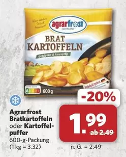 Agrarfrost - Bratkartoffeln Kartoffel-Puffer