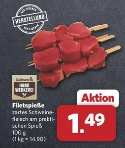 Goldmarie - Filetspieße 