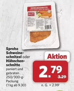 Sprehe - Schweine-Schnitzel Oder Hähnchen-Schnitte