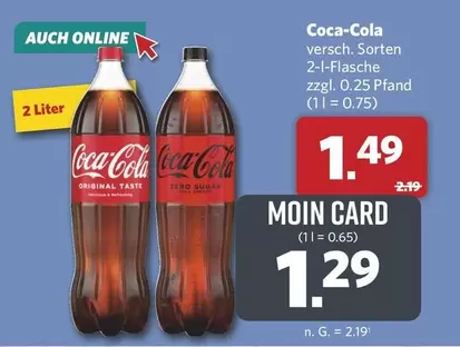 Coca Cola - Versch. Sorten