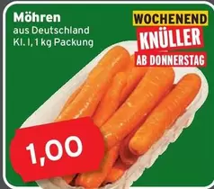 Möhren aus Deutschland Kl. I