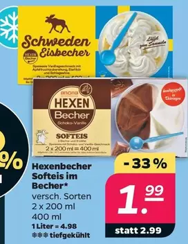 Hexenbecher Softeis im Becher*
