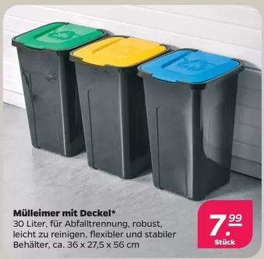 Mülleimer mit Deckel