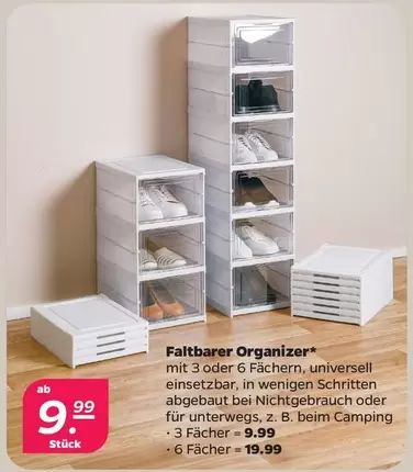 Faltbarer Organizer