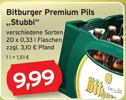 Bitburger - Premium Pils "Stubbi"