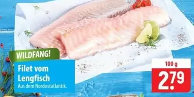 Filet vom Lengfisch