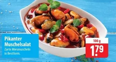 Pikanter Muschelsalat
