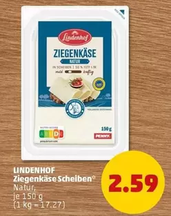Ziegenkäse Scheiben Natur