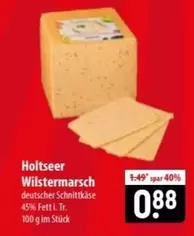 Holtseer Wilstermarsch deutscher Schnittkäse