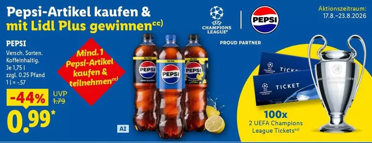 Pepsi - -Artikel
