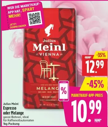 Ideal - Julius Meinl Espresso oder Bohne
