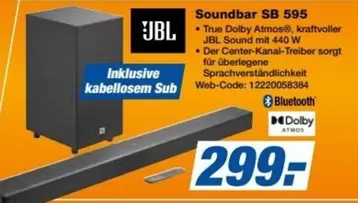 Jbl - Soundbar SB 595