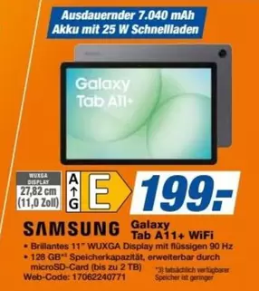 Samsung - Galaxy Tab A11+ Wifi
