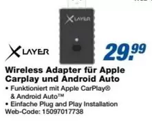 Apple - Wireless Adapter für Carplay und Android Auto