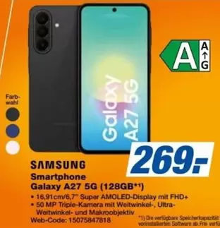 Samsung - Smartphone Galaxy A27 5G (128GB*1)