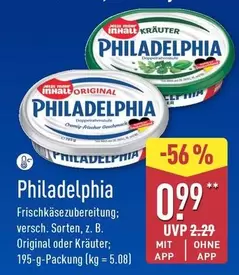 Philadelphia -  Frischkäsezubereitung