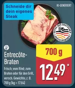 Entrecôte-Braten