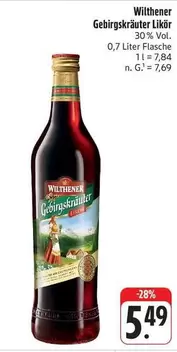 Gebirgskräuter Likör