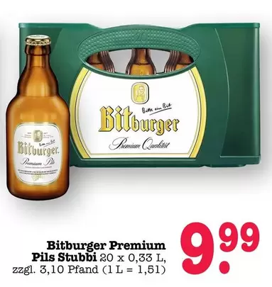 Bitburger - Pils Stubbi
