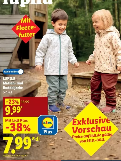 LUPILU
Matisch- und Buddeljacke