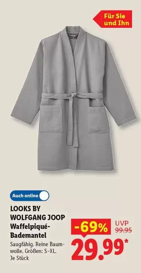 Joop - Waffelpique-Bademantel
